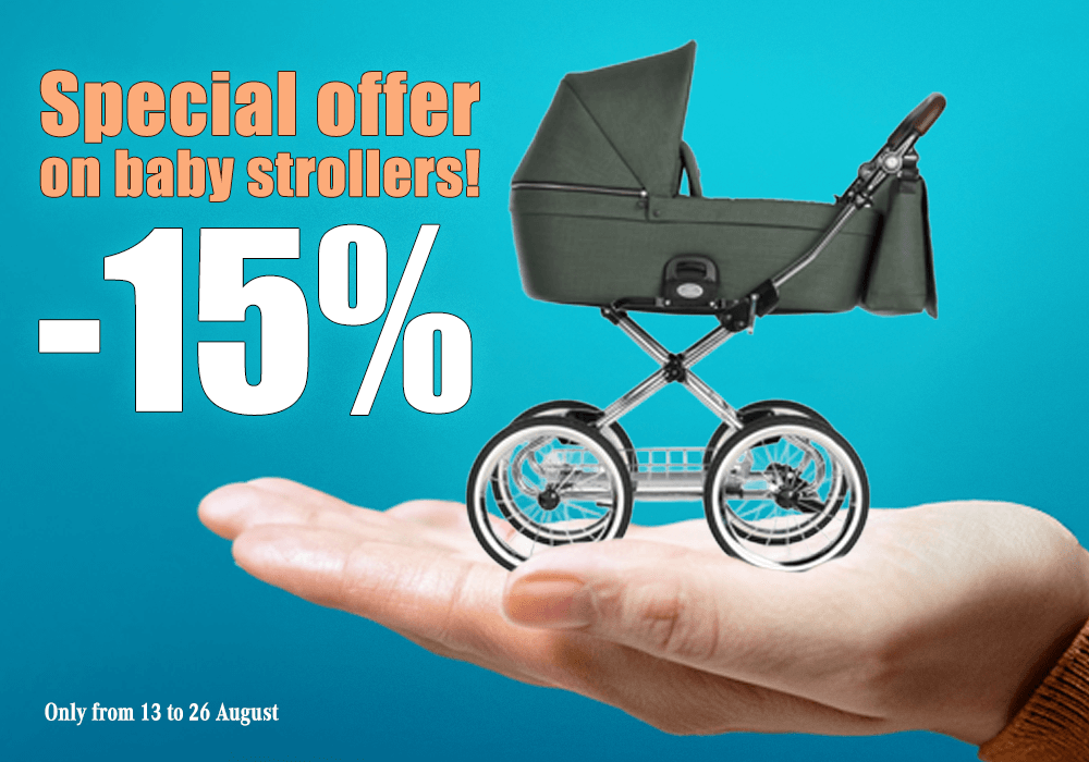 −15 % auf Kinderwagen!