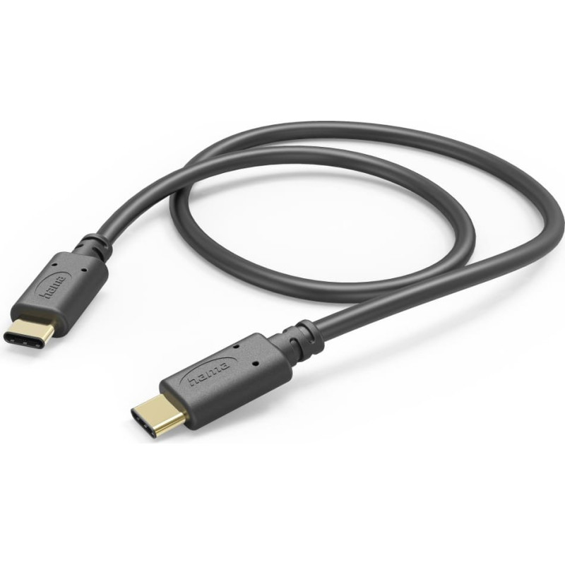 Hama 00201591 Charging Cable, USB-C - USB-C 1.5m black