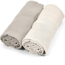 Albero Mio Pieluszki muślinowe 2-pak CC2 beż