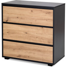 Klups LITTLE SKY by KLUPŚ, Kommode DALIA, anthrazit–Eiche