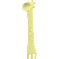 Silicone spoon Giraffe Yellow