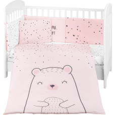 Bedding set 6pcs 70/140 Bear with me Pink