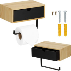 Springos Toilet paper holder with shelf Springos HA7332