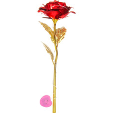 Springos Eternal Rose Springos HA5158, 25 cm, LED Light Decoration, Red Flower