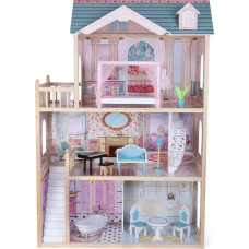Gerardo's Toys Puppenhaus aus Holz Emily mit LED-Beleuchtung
