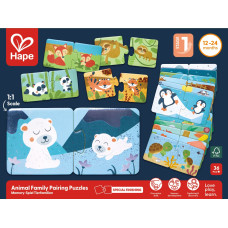 Hape Puzzle, Tierfamilien, E1664A
