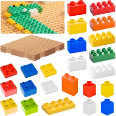 Masterkidz Zestaw Klock&oacute;w Konstrukcyjnych STEM 135 el. z Nakładką na Panel 4 szt.