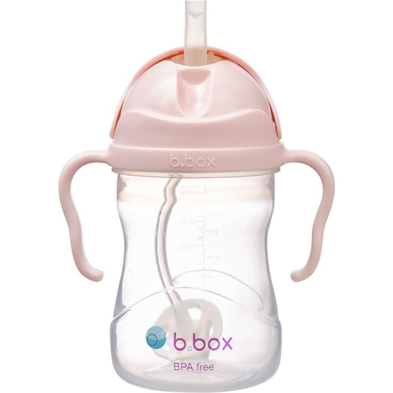 B.box BB200211 Bidon ze słomką 240 ml r&oacute;żowy blush