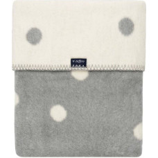 Womar Blanket - WOMAR - COTTON - size 100x150 - GREY / ECRU