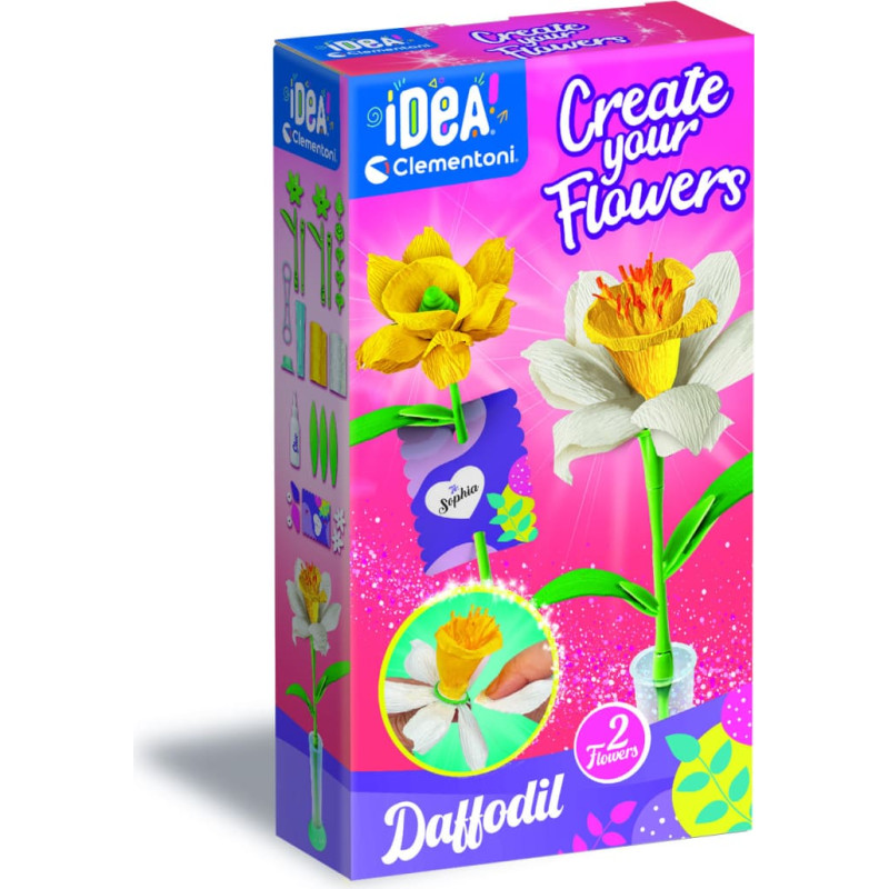 Clementoni IDEA ziedu veido&scaron;anas komplekts, Narcise, 18876