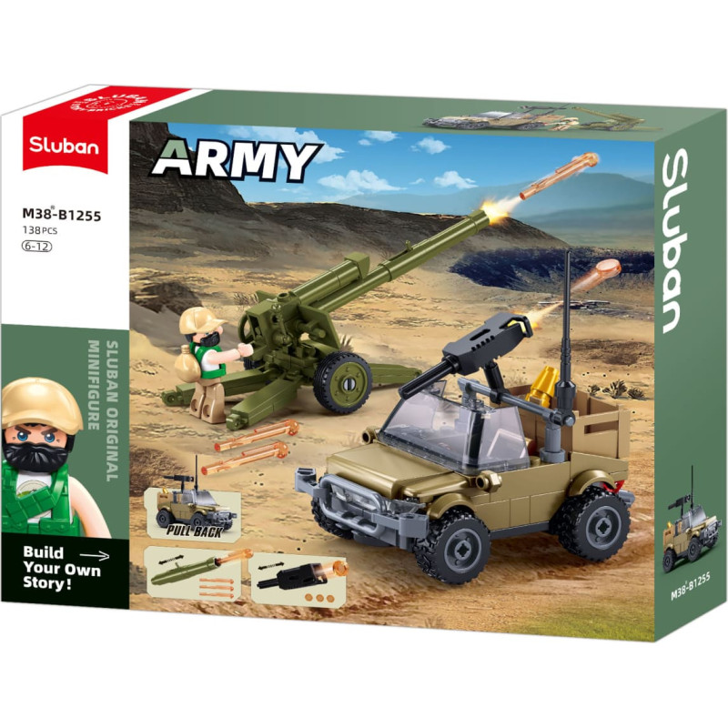 Sluban construction set, D30S Howitzer, 138 pcs.