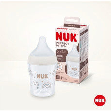 NUK PERFECT Babyflasche 150 ml, mit Regenbogenmotiv, Art.-Nr. 449966 / 572532 / 10743092