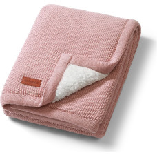 Babyono B.O.1659/01 – Baumwolldecke mit Fütterung, rosa