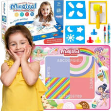 Woopie 56119 Mata wodna do malowania Tęcza różowa