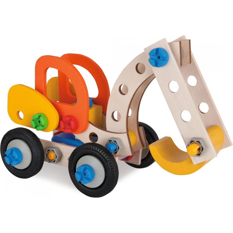 Eichhorn Wooden construction set &ndash; excavator, 90 pcs