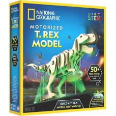 National Geographic interaktīvais 3D puzles modelis Motorized T. Rex Model, RTMPZTREX