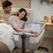 Kinderkraft Ł&oacute;żeczko dostawne Nestee Up beige