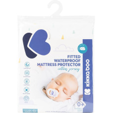 Mattress protector fitted - jersey 70/140/15 cm Triangles