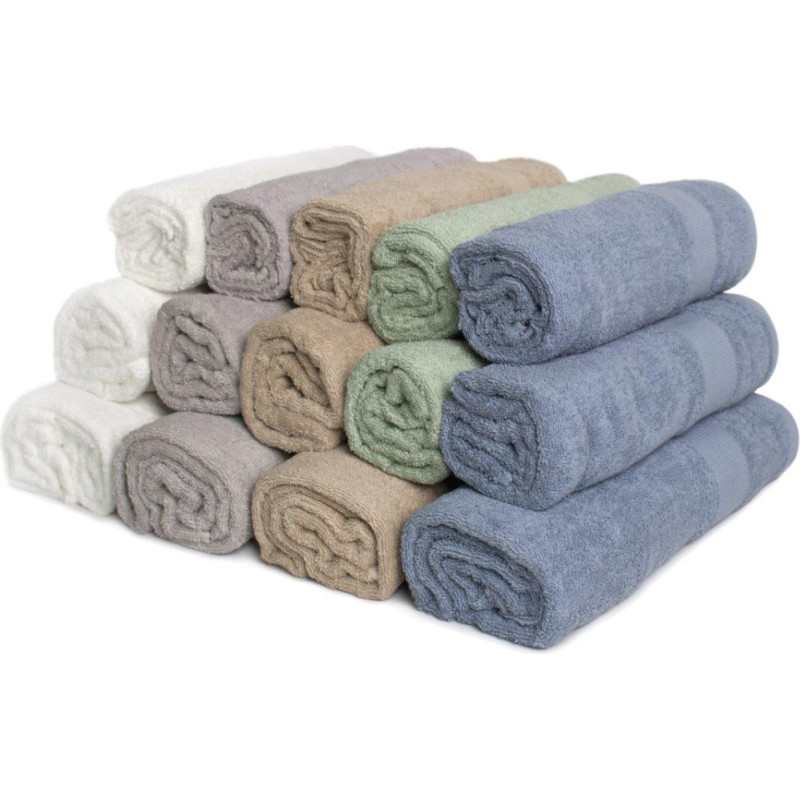 RĘCZNIK DELOS 50X90 FROTTE 450G. NIEBIESKI