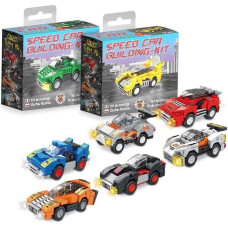 Trendhaus Speed Action - Car building set (1 pcs., 8 designs)