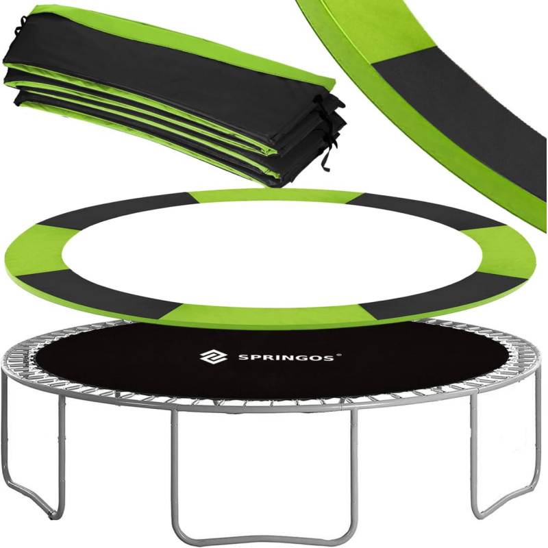 Springos TP-10FT 305 cm black with green finish