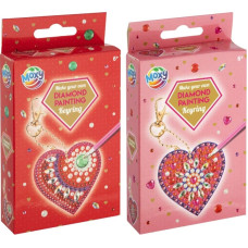 Schlüsselanhänger mit Diamant-Malerei Herz