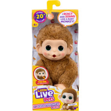Little Live Pets interactive plush Monkey minis, 19 cm