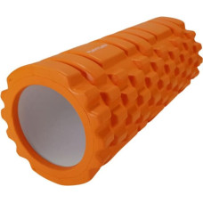 Tunturi Yoga Foam Grid-Rolle, 33 cm, orange