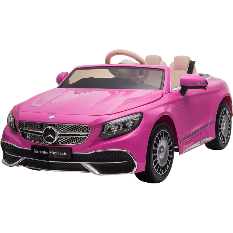 KIKKABOO Elektrofahrzeug Licensed Mercedes Maybach S650 CABRIOLET Pink