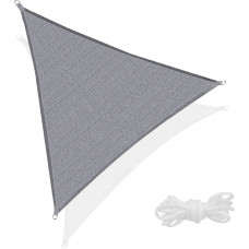 Springos Sun sail Springos SN1055 5 x 5 x 5m light grey