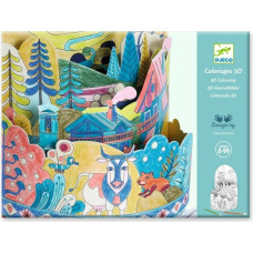 Djeco Diorama colouring - On top… of the world