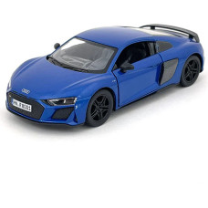 Kinsmart toy car, 2020 Audi R8 Coupé, blue