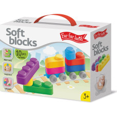 Far Far Land Soft Blocks Plus Wheels (10 pcs + 8 wheels)