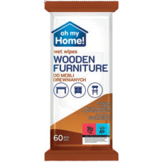 Presto Mitrās salvetes koka mēbelēm 60 gab.