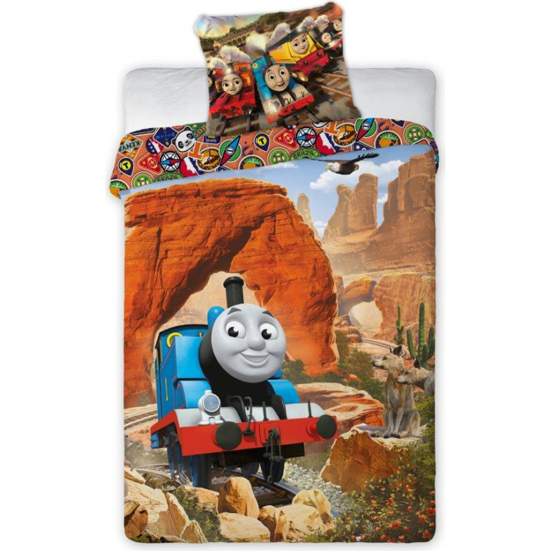 BEDDING SET THOMAS & FRIENDS 048 160X200+70X80 COTTON. MAT.