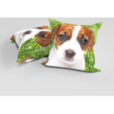 PRINTED DOUBLE-SIDED CUSHION COVER 45CM X 45CM 100% MICROFIBER P028