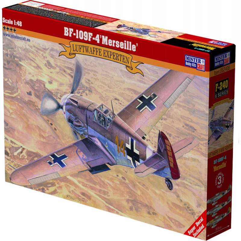 MODEL SAMOLOT BF-109 F-4 MERSEILLE 1:48