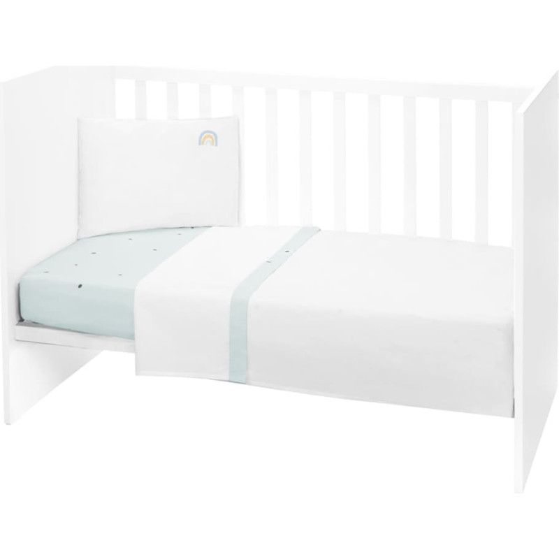 KIKKABOO Bettwäsche-Set, 3-tlg. EU style 60/120 Stripy Friends