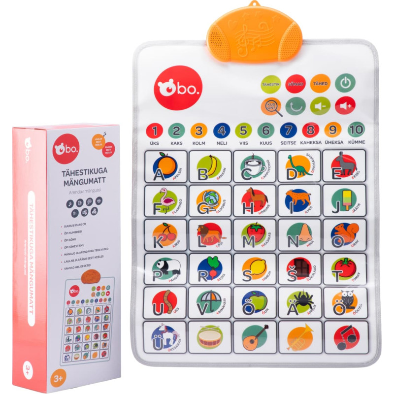 BO. Lernspielzeug – Alphabet-Spielteppich auf Estnisch