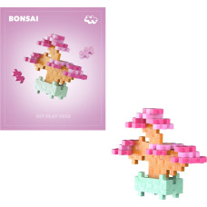 Plus Plus construction toy PLANTS - pink bonsai