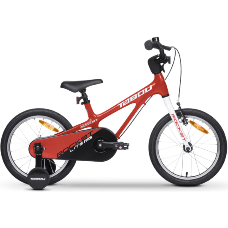 Tabou &Uuml;likerge laste jalgratas TABOU Rocket Lite MG (2025) 18", punane-valge