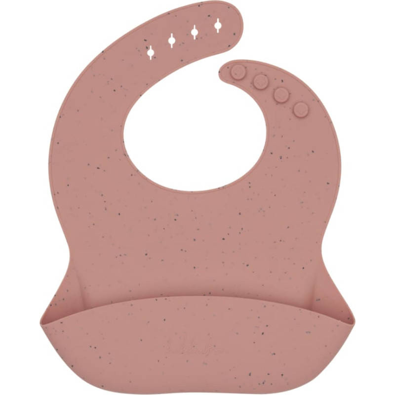 KIKKABOO Platinum Lätzchen aus Silikon Blush