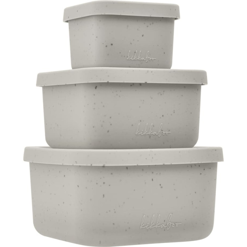 Snack box set 3 pcs Platinum Silicone Sand