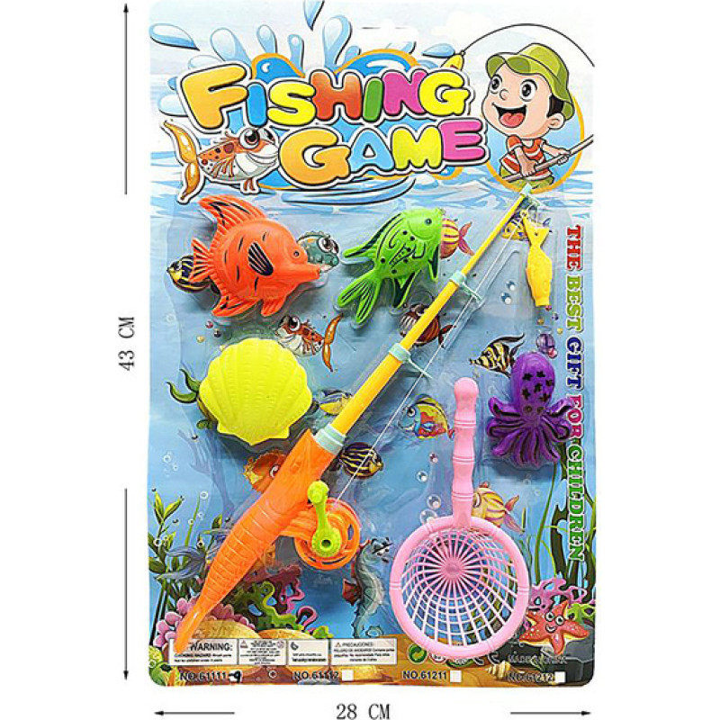 Other 91686 WĘDKA Z RYBKAMI