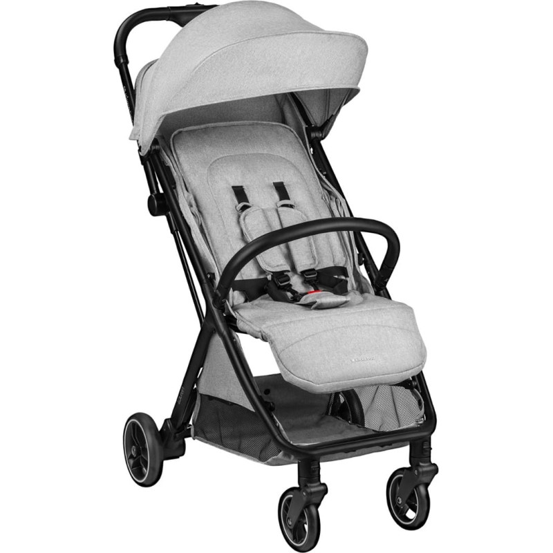 KIKKABOO Automatisch faltbarer Kinderwagen Lauren Light Grey