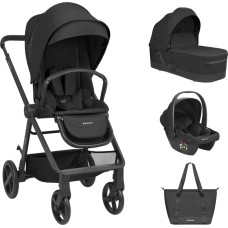 Kikkaboo 3-in-1 Kombi-Kinderwagen Mia, schwarz