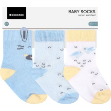 Baby socks with 3D ears Stripy Friends 6-12m