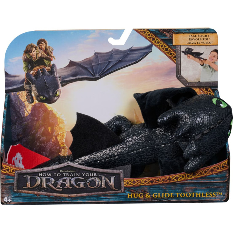Dragons Plī&scaron;a rotaļlieta Toothless, 30 cm