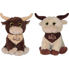 Sitzender Stier mit Halstuch