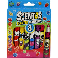 Dumel SCENTOS ST 40605 duftende Marker – lustige Gesichter, 8 Stück